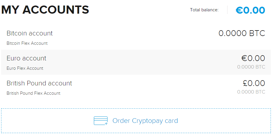 cryptopay screenshot
